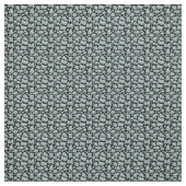 黒の多肉株の小さな繰り返しパターン ファブリック (見本)