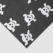 黒の大きく白いどくろ印 薄葉紙 (詳細)