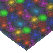 黒の大晦日の花火大会パーティー  テーブルクロス (アングル)