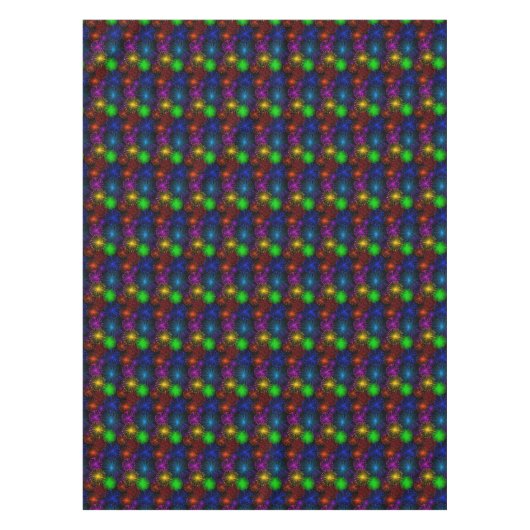 黒の大晦日の花火大会パーティー  テーブルクロス (正面)