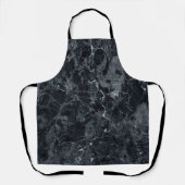 黒の大理石テクスチャ エプロン (正面)