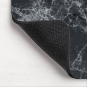 黒の大理石テクスチャ マウスパッド (コーナー)