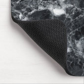 黒の大理石テクスチャ マウスパッド (コーナー)