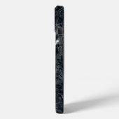 黒の大理石テクスチャ Case-Mate iPhoneケース (裏面 / 左)