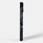 黒の大理石テクスチャ Case-Mate iPhoneケース (裏面 / 右)