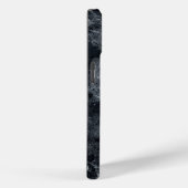 黒の大理石テクスチャ Case-Mate iPhoneケース (裏面 / 右)
