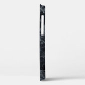 黒の大理石テクスチャ Case-Mate iPhoneケース (裏面 / 左)