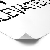 黒の女王は運動化されたメラニン上昇 ポスター (角)