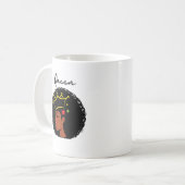 黒の女王 コーヒーマグカップ (正面左)