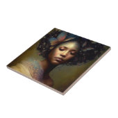 黒の女神ファンタジーアート タイル (側面)