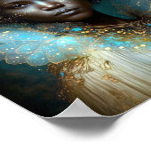 黒の女神ファンタジーアート ポスター (角)