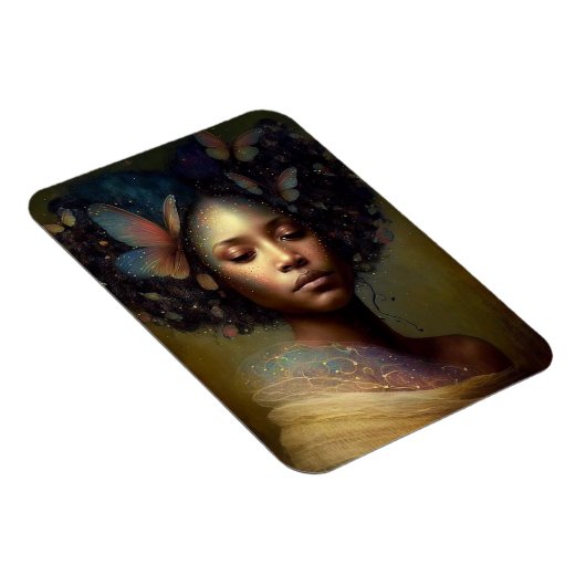 黒の女神ファンタジーアート マグネット (右側)