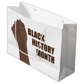 黒の履歴月 ラージペーパーバッグ (正面アングル)