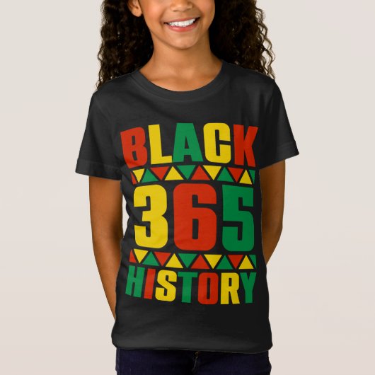 黒の履歴365 Tシャツ (正面)