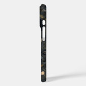 黒の庭の花 野花 春の牧草地 Case-Mate iPhoneケース (裏面 / 左)