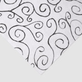 黒の手の色彩の鮮やか曲げパターン 薄葉紙 (詳細)