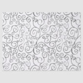 黒の手の色彩の鮮やか曲げパターン 薄葉紙 (正面)