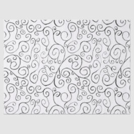 黒の手の色彩の鮮やか曲げパターン 薄葉紙