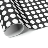 黒の折り返し紙 ラッピングペーパー (ロールコーナー)