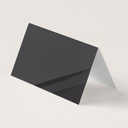 黒の抽象芸術パネル |レンチギアロゴ 名刺 (裏面)