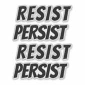 黒の持続を防モダンぐ シール (正面)