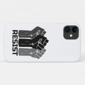 黒の握り拳で抵抗しよう 0003 Case-Mate iPhoneケース (裏面(横))