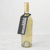 黒の故障の場合 ボトルネックタグ (アングル)