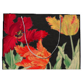 黒の日本人形ポピー ギフトバッグ (裏面)