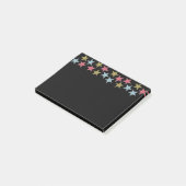 黒の星のノート ポストイット (アングル)