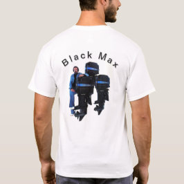 黒の最大Tシャツ Tシャツ