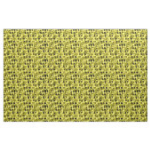 黒の検疫テープ ファブリック (ヤード)