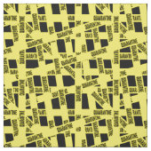 黒の検疫テープ ファブリック (見本)