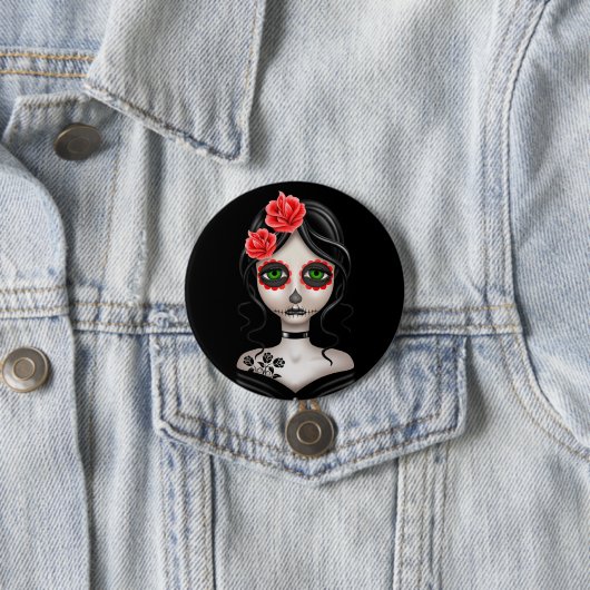 黒の死んだ女の子の悲しい日 缶バッジ (インサイチュ)