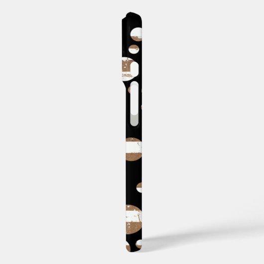 黒の泡 Case-Mate iPhoneケース (裏面 / 左)