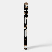 黒の泡 Case-Mate iPhoneケース (裏面 / 右)