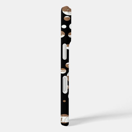 黒の泡 Case-Mate iPhoneケース (裏面 / 右)