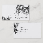 黒の渦巻 名刺 (正面/裏面)