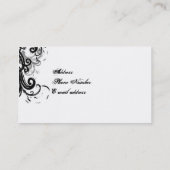 黒の渦巻 名刺 (裏面)