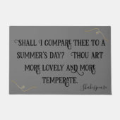 黒の灰色のシェイクスピアを比較しよう… | ドアマット (正面)