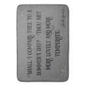 黒の灰色のシェイクスピアを比較しよう… | バスマット (正面縦)