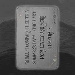 黒の灰色のシェイクスピアを比較しよう… | バスマット