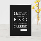 "黒の白の固定"カードはあることができません カード (黄色い花)