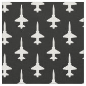 黒の白T-38タロンパターン ファブリック (クローズアップ)