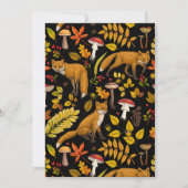 黒の秋の狐 (正面)