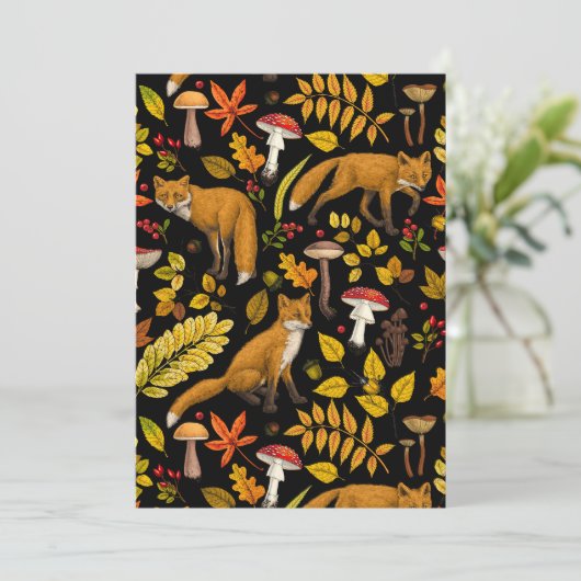 黒の秋の狐 (スタンド正面)