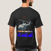 黒の糸に込めた誇り Tシャツ (裏面)