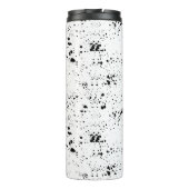 黒の絵を描（ばちゃばちゃ）跳ねるパターン タンブラー (裏面)