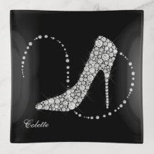 黒の絶妙なダイヤモンドの女の子の空想