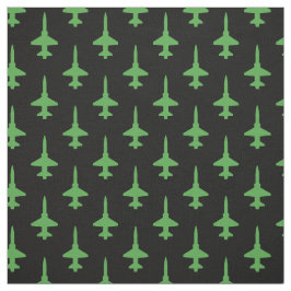 黒の緑のT-38タロンパターン ファブリック