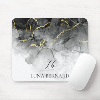 黒の翡翠の水色インクのカスタマイズ可能 マウスパッド